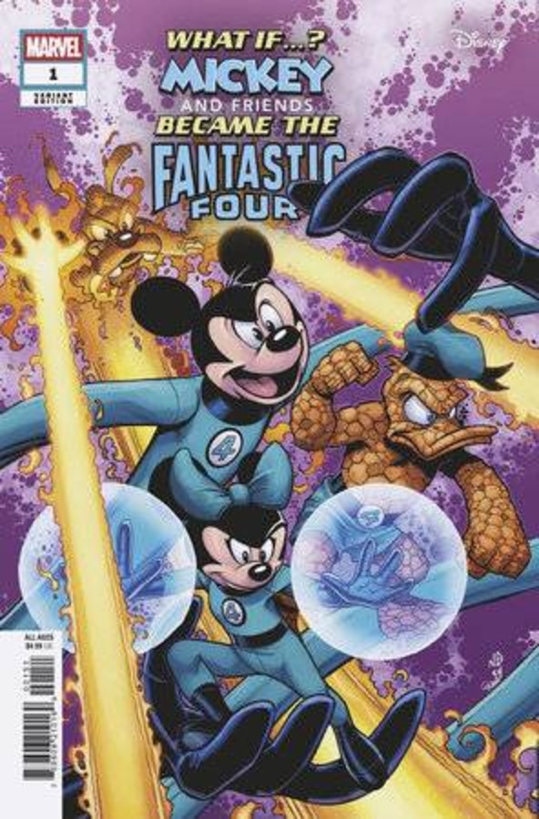 WHAT IF...? MICKEY & FRIENDS BECAME THE FANTASTIC FOUR [BRADSHAW COVER] | $9.20