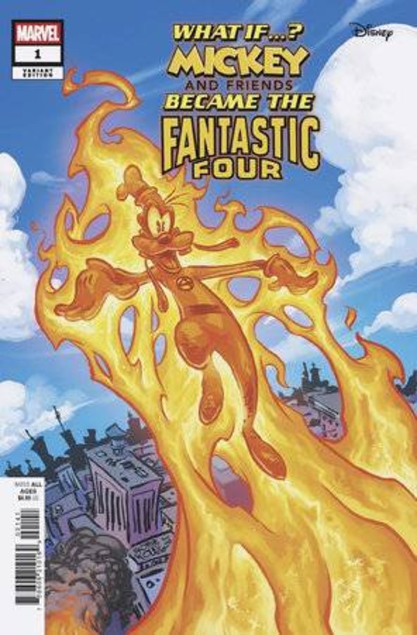 WHAT IF...? MICKEY & FRIENDS BECAME THE FANTASTIC FOUR [YOUNG COVER] | $9.20