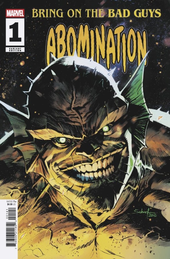 BRING ON THE BAD GUYS: ABOMINATION (ONE-SHOT) [SCHARF COVER] | $9.20